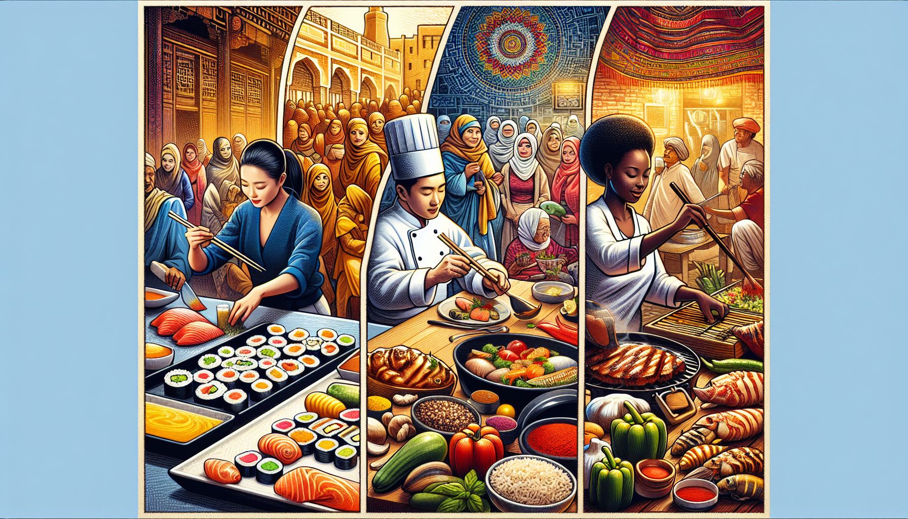 A Melting Pot Journey: Culinary Adventures in Four Continents